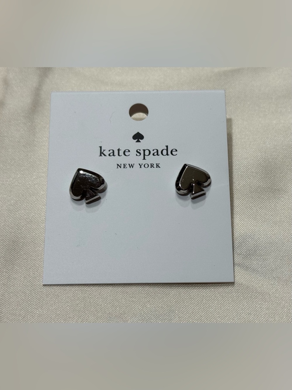 Kate Spade New York Everyday Metal Spade Stud Earrings.